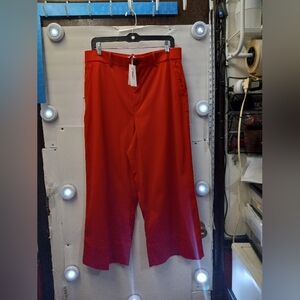 Spanx 4-Way Stretch Twill Cropped Wide Leg Business Casual Trouser Classic Pants